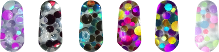 colección de purpurinas